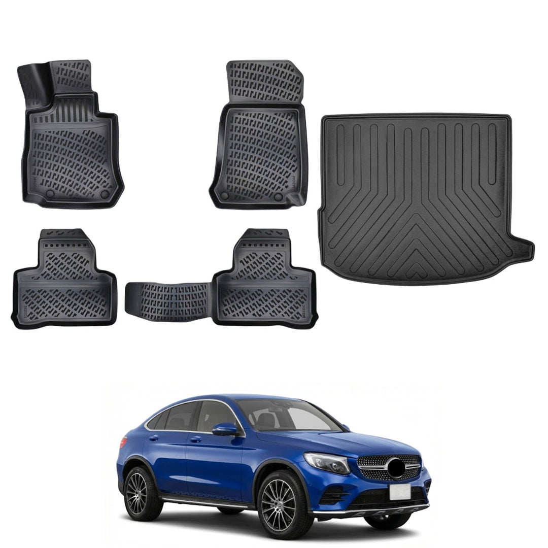 Mercedes GLC C253 3D Paspas  ve Bagaj Havuzu | 2015-2023 Arası, COUPE