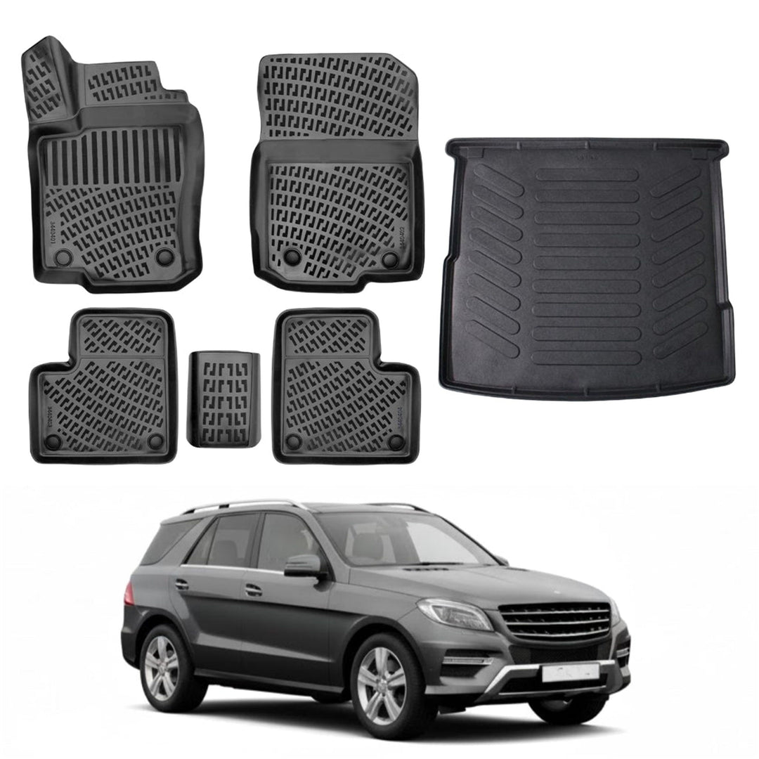 Mercedes ML Class W166 3D Paspas  ve Bagaj Havuzu | 2012-2015 Arası