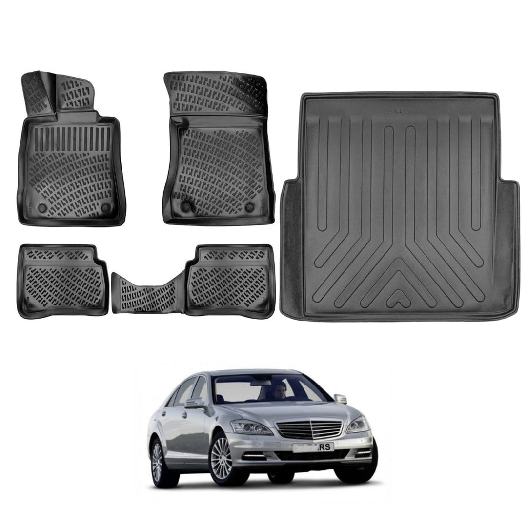 Mercedes S Class W221 3D Paspas (Kısa Şase) ve Bagaj Havuzu | 2006-2013 Arası, SD
