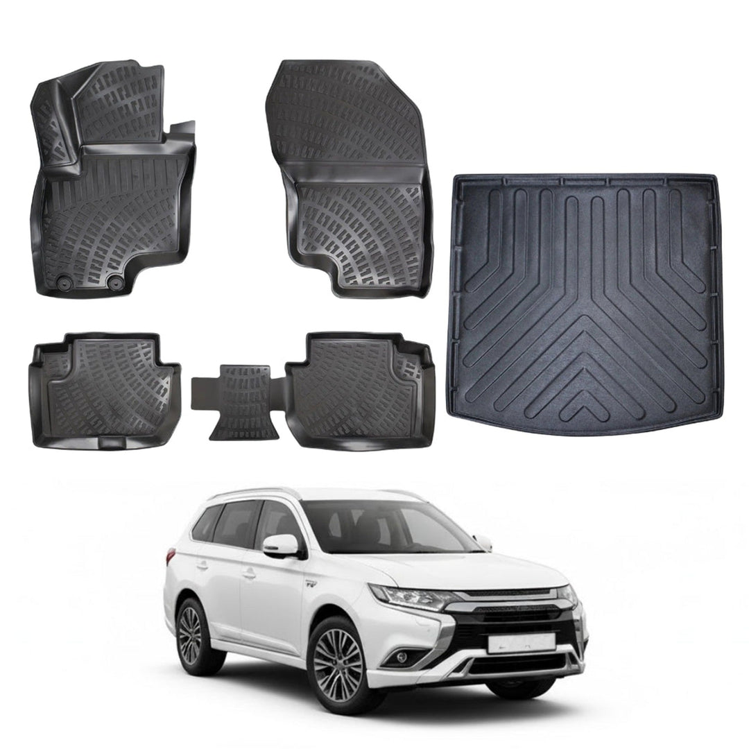 Mitsubishi Outlander Hybrid 3D Paspas  ve Bagaj Havuzu | 2019 ve Sonrası