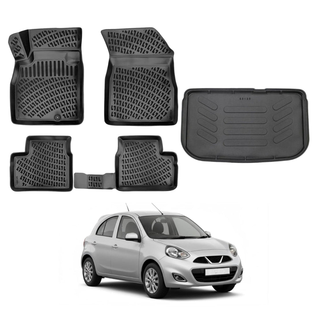 Nissan Micra 3D Paspas  ve Bagaj Havuzu | 2010-2015 Arası, HB