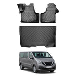 Resmi Galeri görüntüleyicisine yükleyin, Nissan Nv300/Primastar 3D Paspas  (2 Parça) ve Bagaj Havuzu (Combi, Kısa Şase) | 2016 ve Sonrası