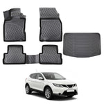 Resmi Galeri görüntüleyicisine yükleyin, Nissan Qashqai 3D Paspas  ve Bagaj Havuzu (Visia) | 2013-2021 Arası