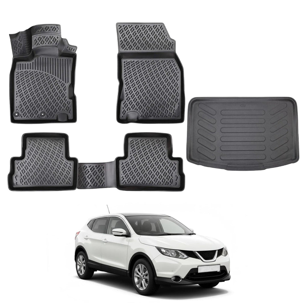 Nissan Qashqai 3D Paspas  ve Bagaj Havuzu (Visia) | 2013-2021 Arası