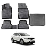Resmi Galeri görüntüleyicisine yükleyin, Nissan Qashqai 3D Paspas  ve Bagaj Havuzu (Tekna) | 2013-2021 Arası