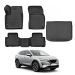 Resmi Galeri görüntüleyicisine yükleyin, Nissan Qashqai 3D Paspas  ve Bagaj Havuzu (Üst Bagaj) | 2022 ve Sonrası
