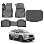 Resmi Galeri görüntüleyicisine yükleyin, Nissan Qashqai 3D Paspas ,E-Power ve Bagaj Havuzu (Alt Bagaj) | 2022 ve Sonrası