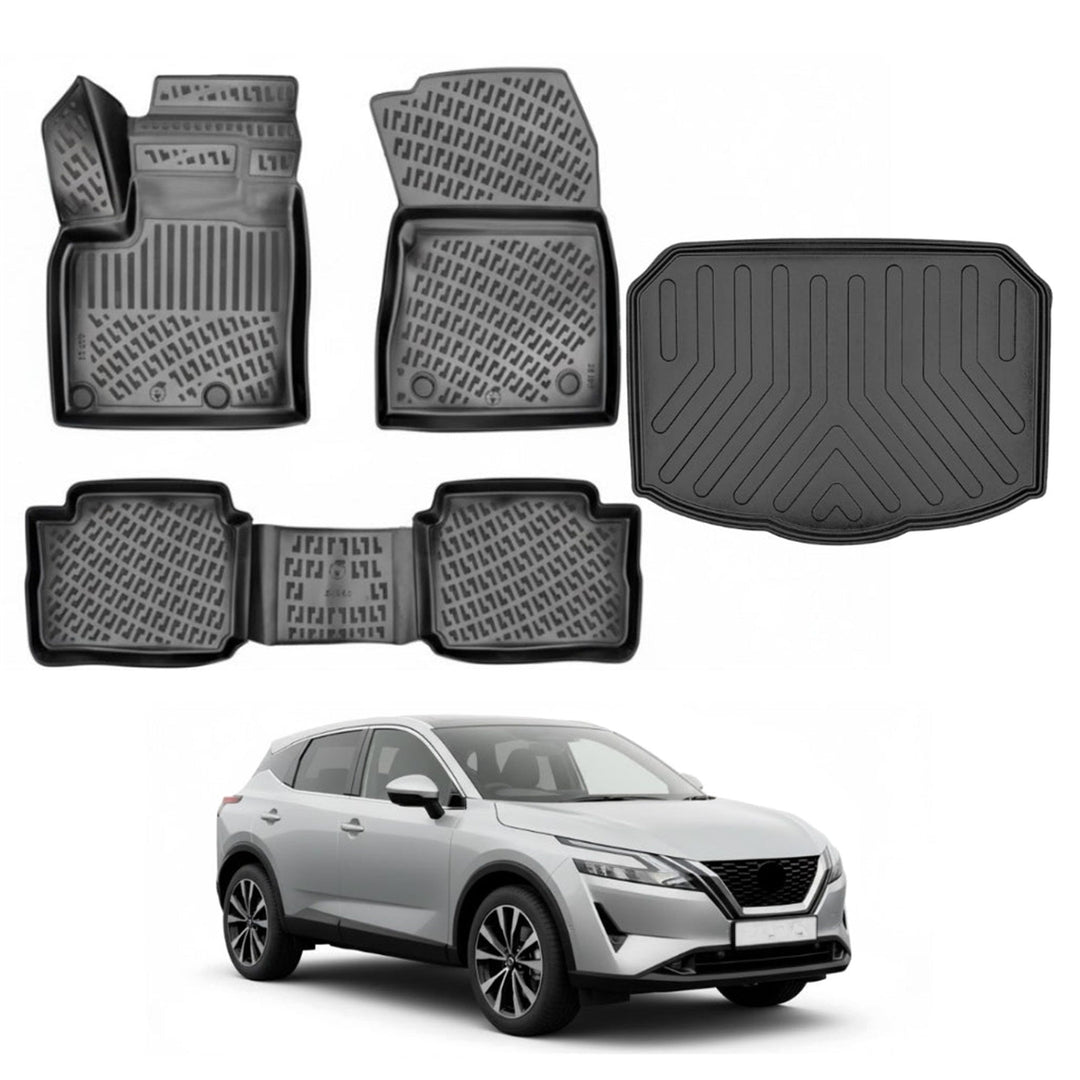 Nissan Qashqai 3D Paspas ,E-Power ve Bagaj Havuzu (Alt Bagaj) | 2022 ve Sonrası