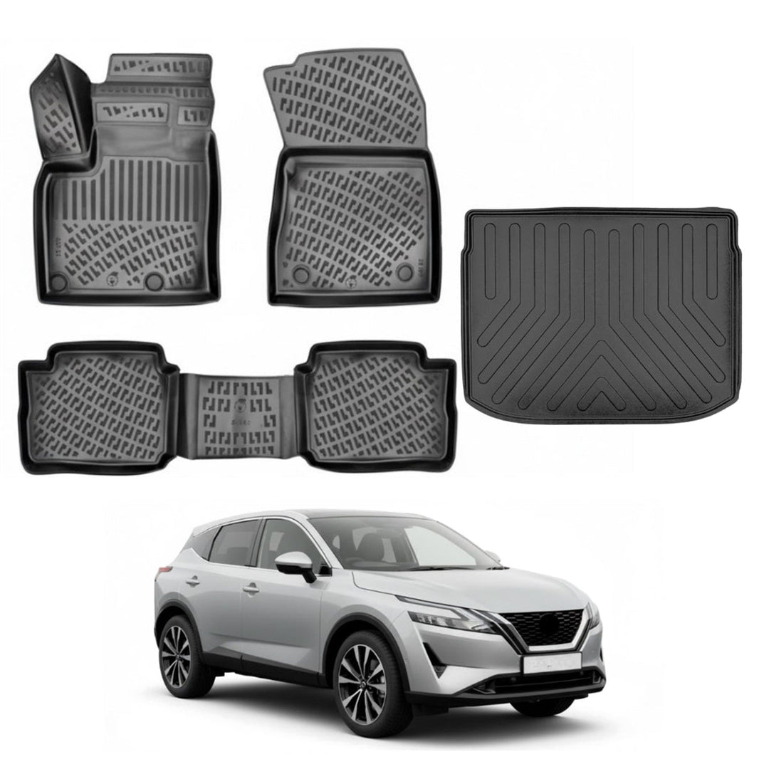 Nissan Qashqai 3D Paspas ,E-Power ve Bagaj Havuzu (Üst Bagaj) | 2022 ve Sonrası