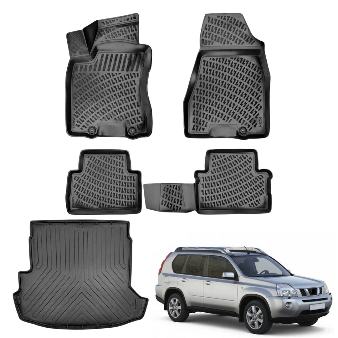 Nissan X-Trail 3D Paspas  ve Bagaj Havuzu | 2007-2014 Arası