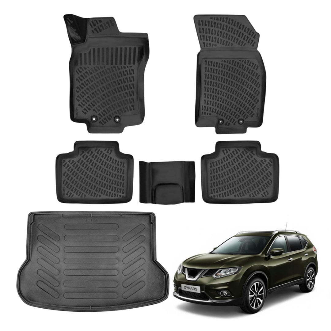 Nissan X-Trail 3D Paspas  ve Bagaj Havuzu (7 Koltuklu | 2013-2021 Arası
