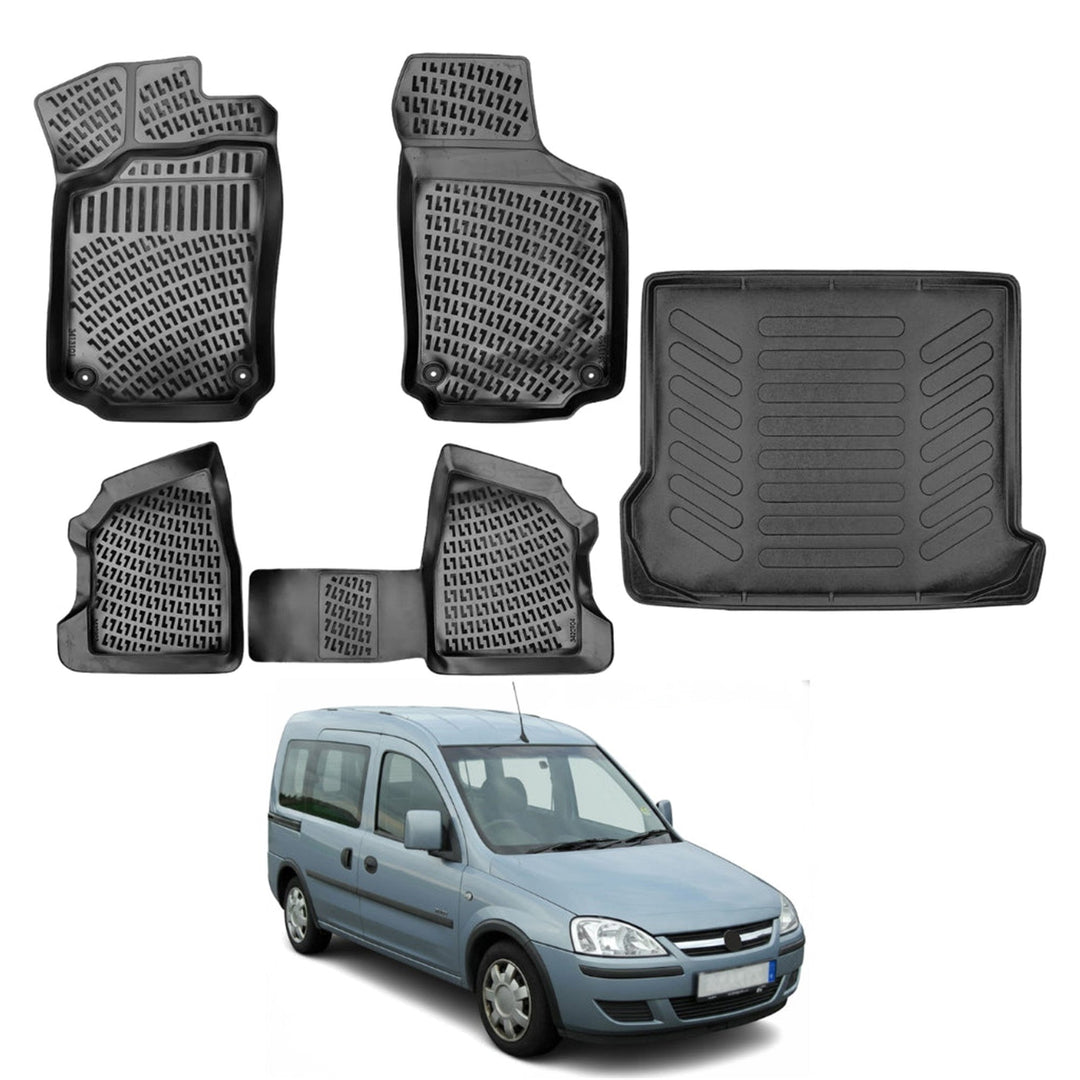 Opel Combo C 3D Paspas  ve Bagaj Havuzu | 2001-2011 Arası
