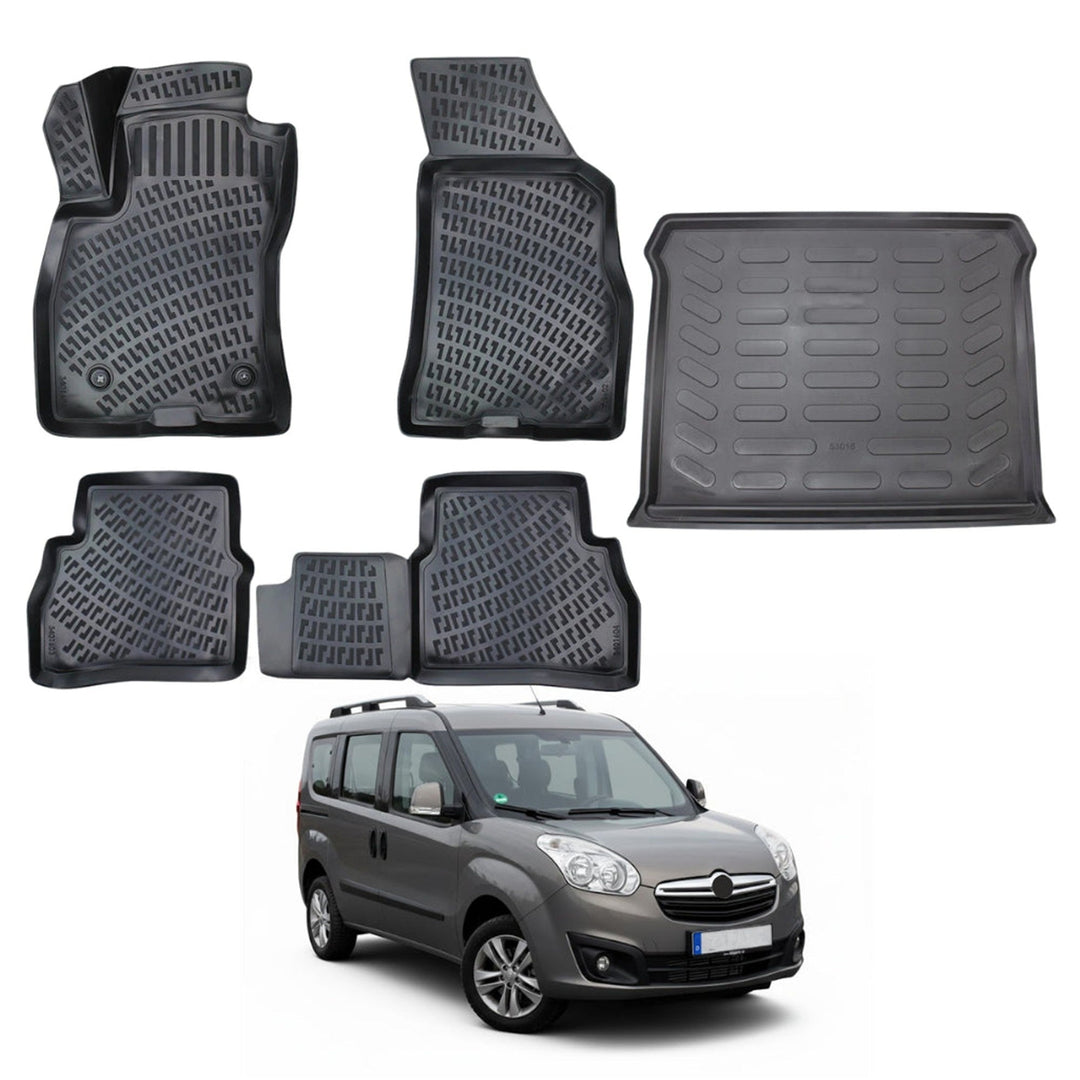 Opel Combo D 3D Paspas  ve Bagaj Havuzu | 2011-2018 Arası