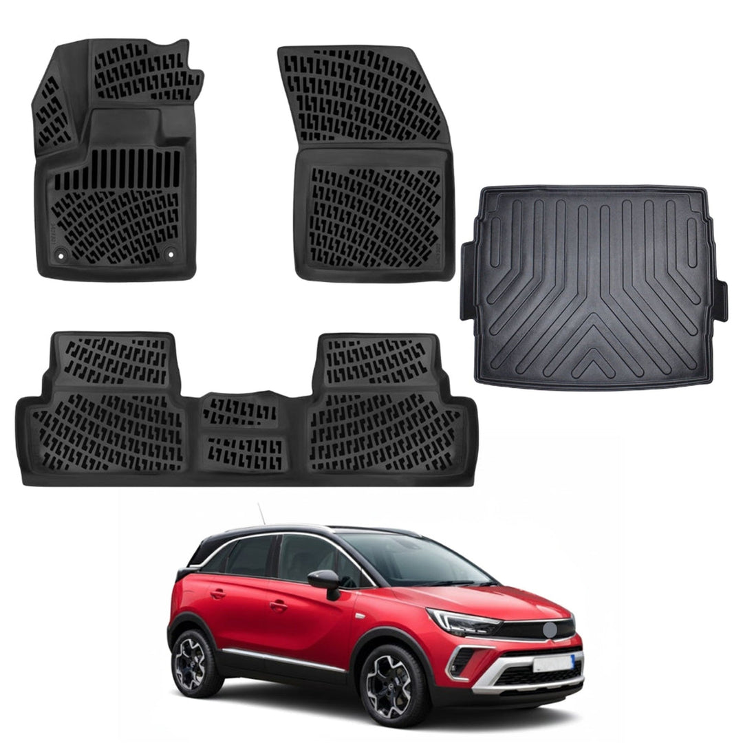 Opel Grandland 3D Paspas  ve Bagaj Havuzu (Üst Bagaj) | 2021-2024 Arası