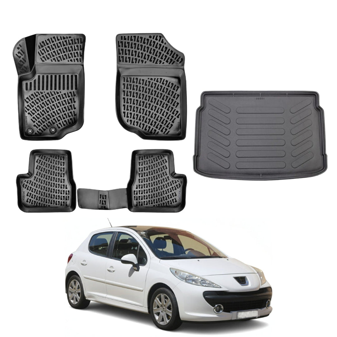 Peugeot 207 3D Paspas  ve Bagaj Havuzu | 2006-2014 Arası, HB