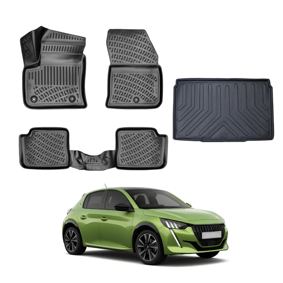 Peugeot 208 3D Paspas (Elektrikli) ve Bagaj Havuzu | 2022 ve Sonrası, HB