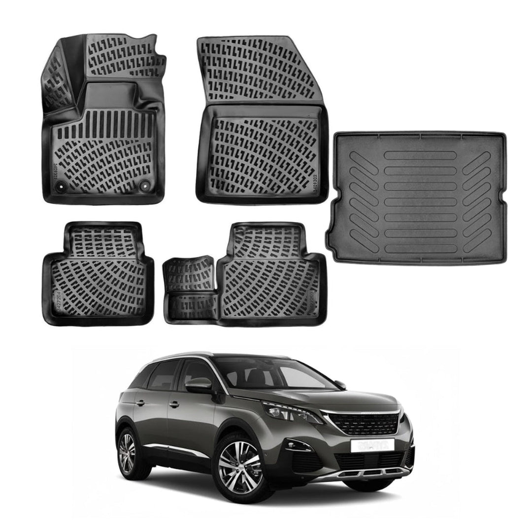 Peugeot 5008 3D Paspas  ve Bagaj Havuzu | 2017-2024 Arası