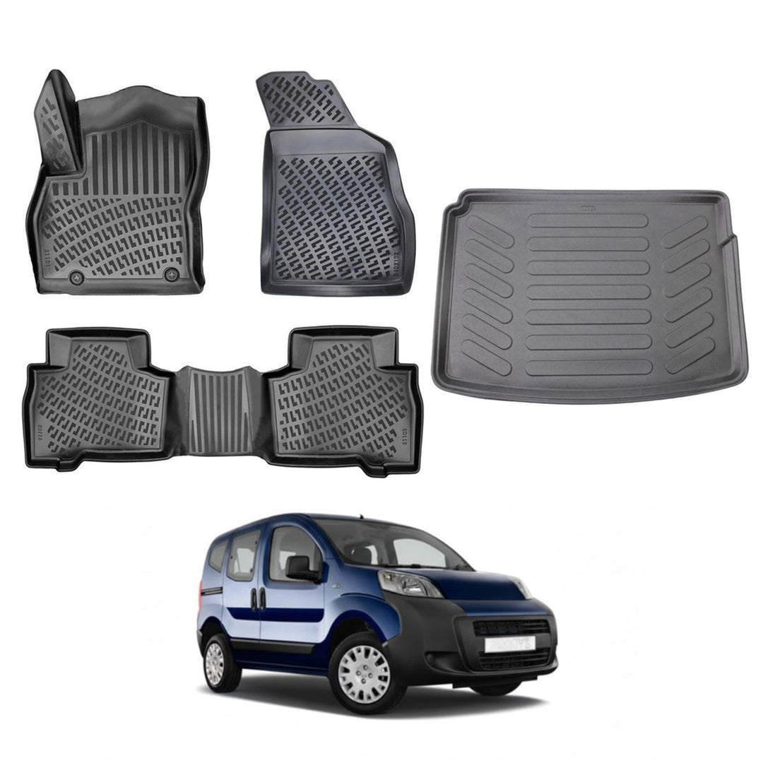 Peugeot Bipper 3D Paspas  ve Bagaj Havuzu | 2008 ve Sonrası