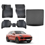 Resmi Galeri görüntüleyicisine yükleyin, Porsche Cayenne 3D Paspas  ve Bagaj Havuzu | 2018 ve Sonrası