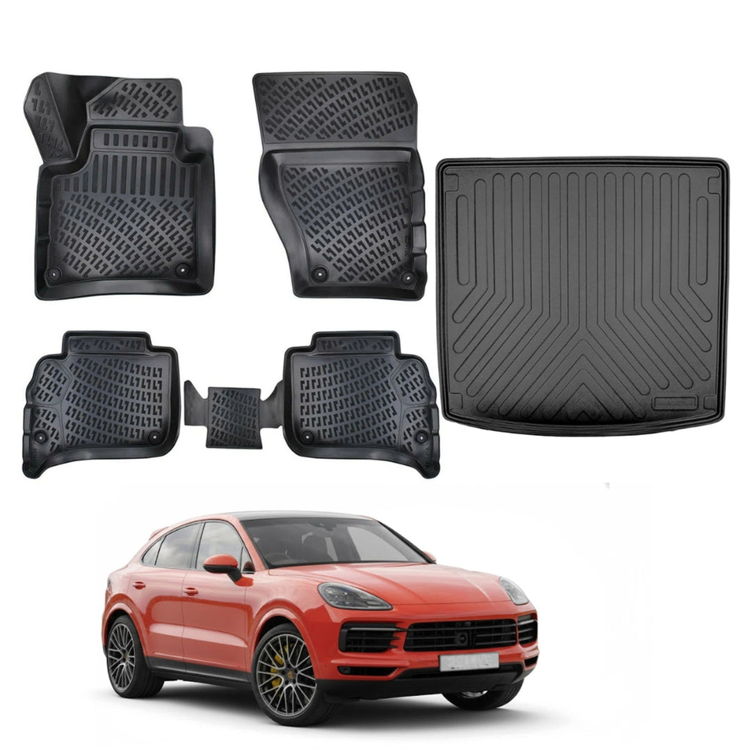 Porsche Cayenne 3D Paspas  ve Bagaj Havuzu | 2018 ve Sonrası