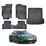 Resmi Galeri görüntüleyicisine yükleyin, Porsche Taycan Cross Turismo 3D Paspas  ve Bagaj Havuzu | 2021 ve Sonrası