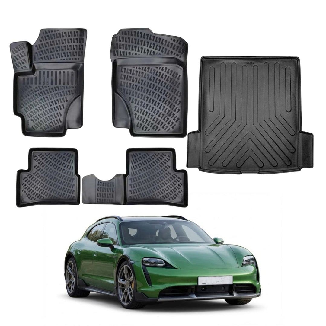 Porsche Taycan Cross Turismo 3D Paspas  ve Bagaj Havuzu | 2021 ve Sonrası