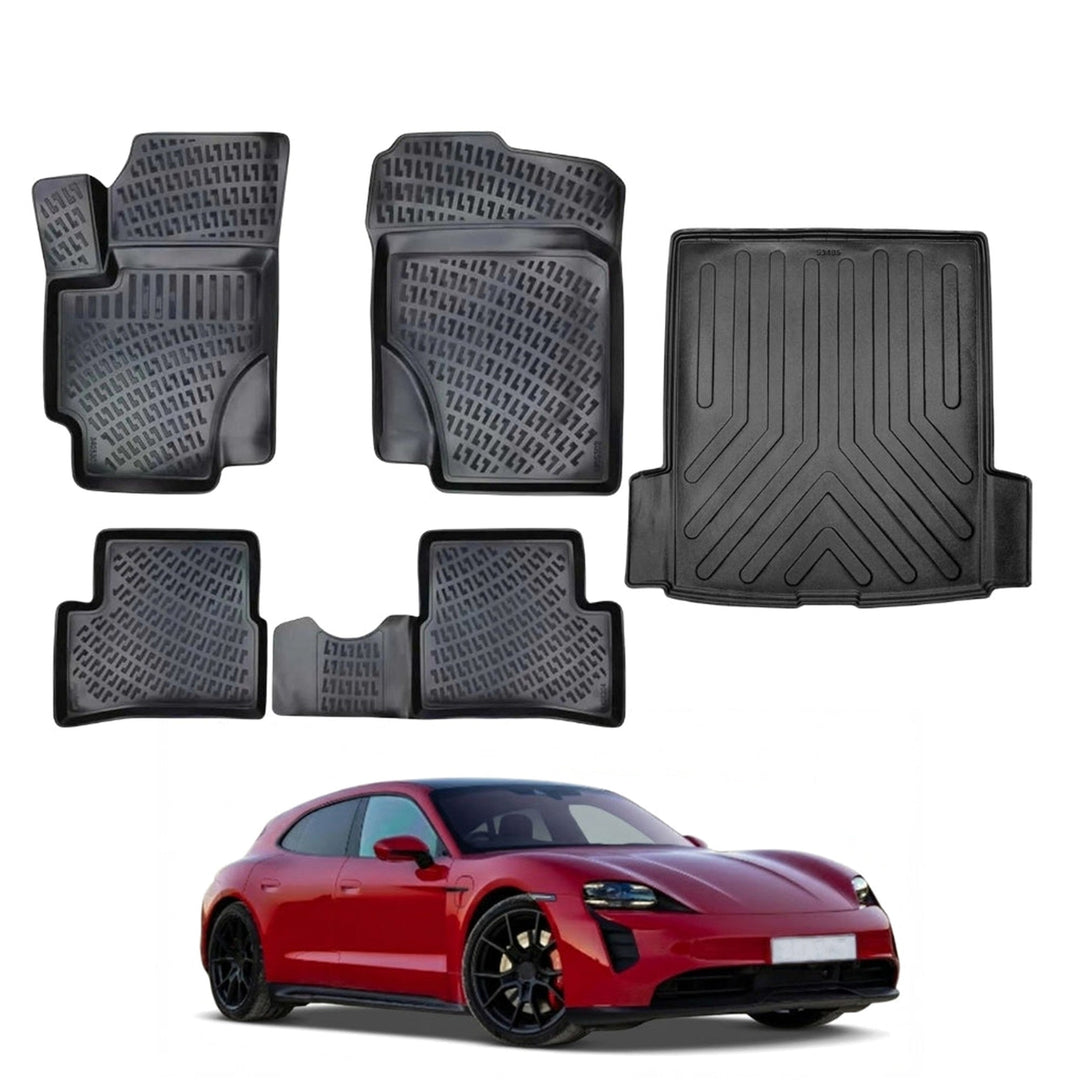 Porsche Taycan Sport Turismo 3D Paspas  ve Bagaj Havuzu | 2022 ve Sonrası