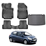 Resmi Galeri görüntüleyicisine yükleyin, Renault Clio 3D Paspas  ve Bagaj Havuzu (Kancalı Model) | 2005-2012 Arası, HB