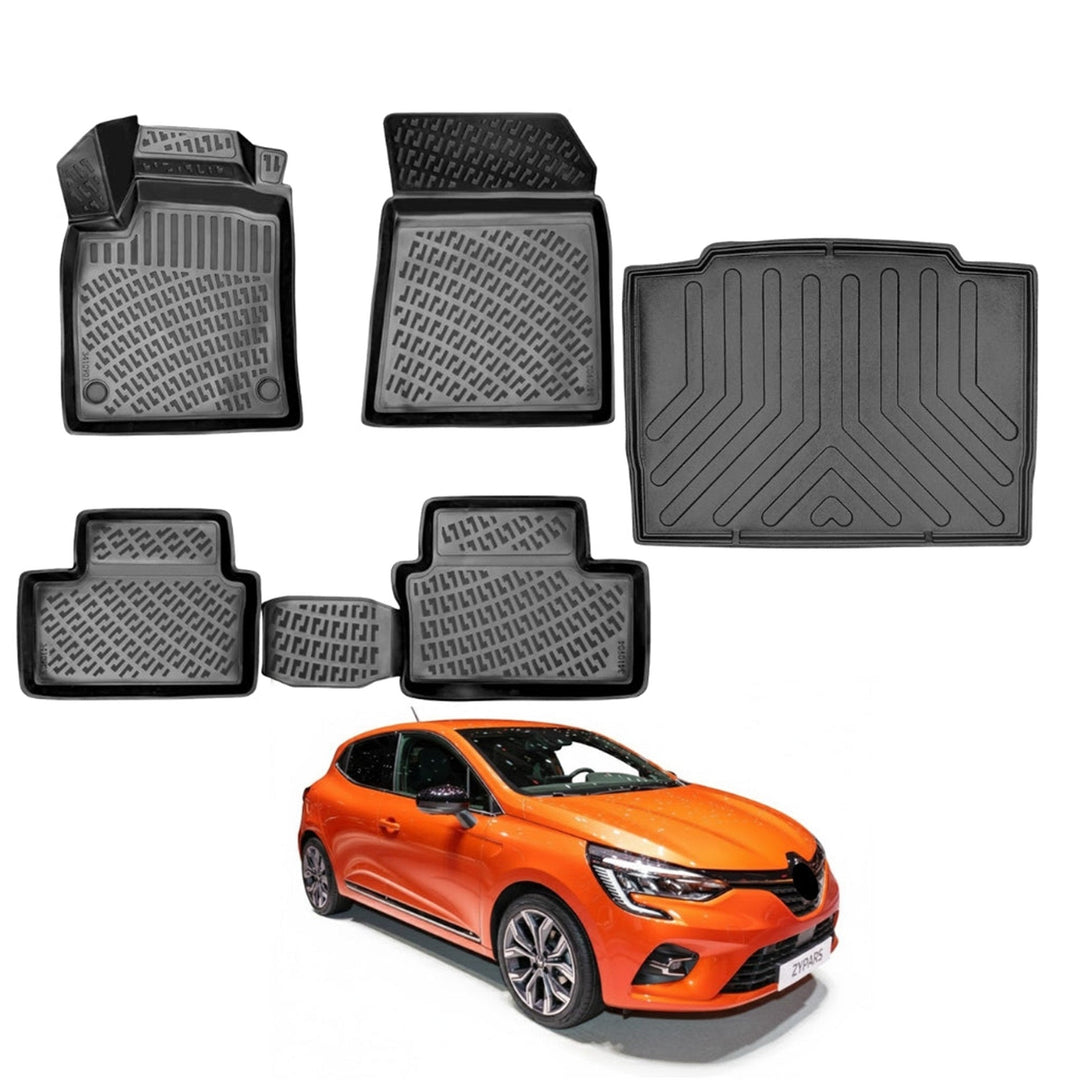 Renault Clio 5 3D Paspas  ve Bagaj Havuzu | 2019 ve Sonrası, HB