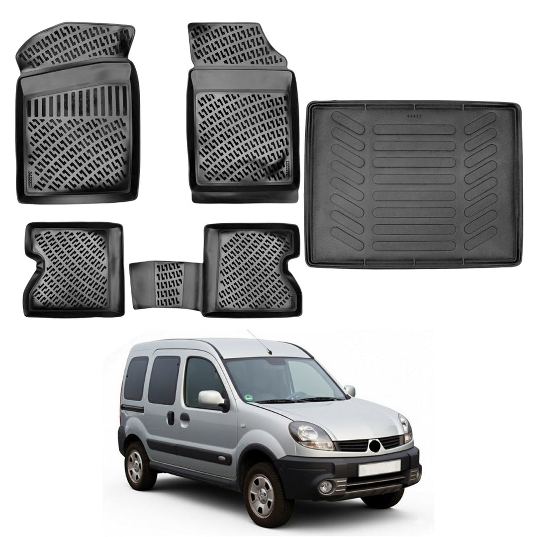 Renault Kangoo 3D Paspas  ve Bagaj Havuzu (Combi) | 1997-2007 Arası