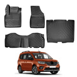 Resmi Galeri görüntüleyicisine yükleyin, Renault Kangoo 3D Paspas  ve Bagaj Havuzu (Combi) | 2021 ve Sonrası
