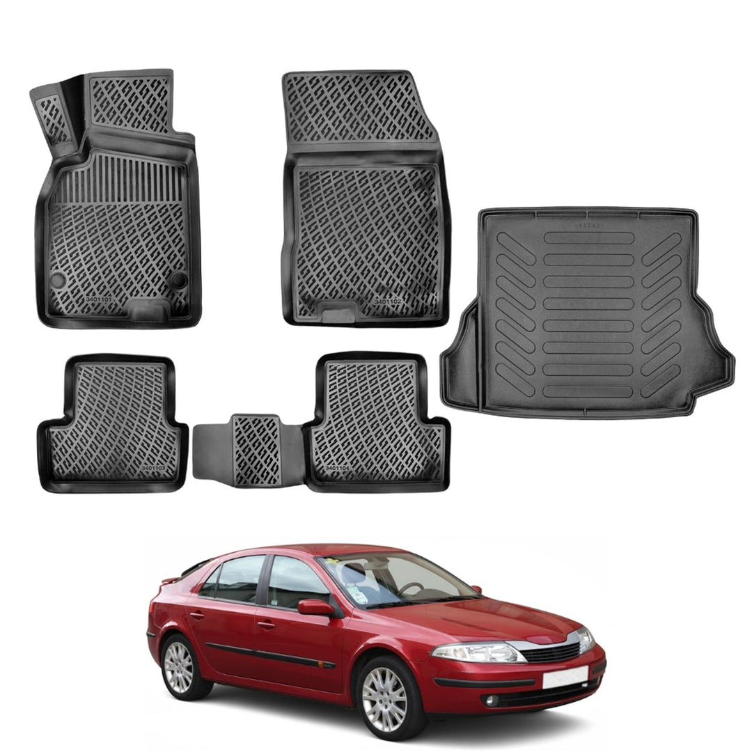 Renault Laguna 3D Paspas  ve Bagaj Havuzu | 2001-2007 Arası, SD