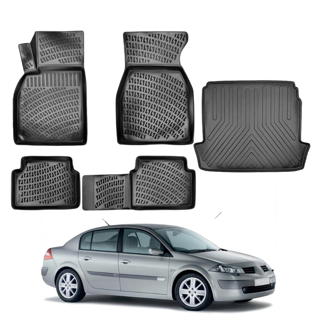 Renault Megane 3D Paspas  ve Bagaj Havuzu | 2002-2009 Arası, SD