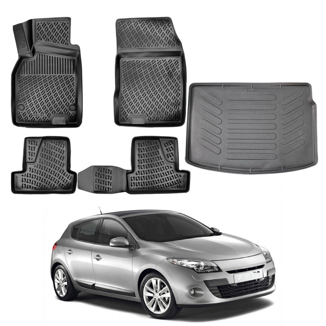 Renault Megane 3D Paspas  ve Bagaj Havuzu | 2009-2016 Arası, HB