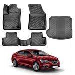 Resmi Galeri görüntüleyicisine yükleyin, Renault Megane 4 3D Paspas  ve Bagaj Havuzu (Sol Cepli) | 2016-2023 Arası, SD