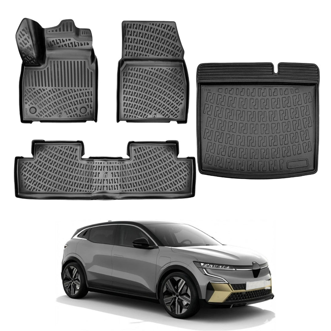 Renault Megane E-Tech 3D Paspas  ve Bagaj Havuzu | 2022 ve Sonrası