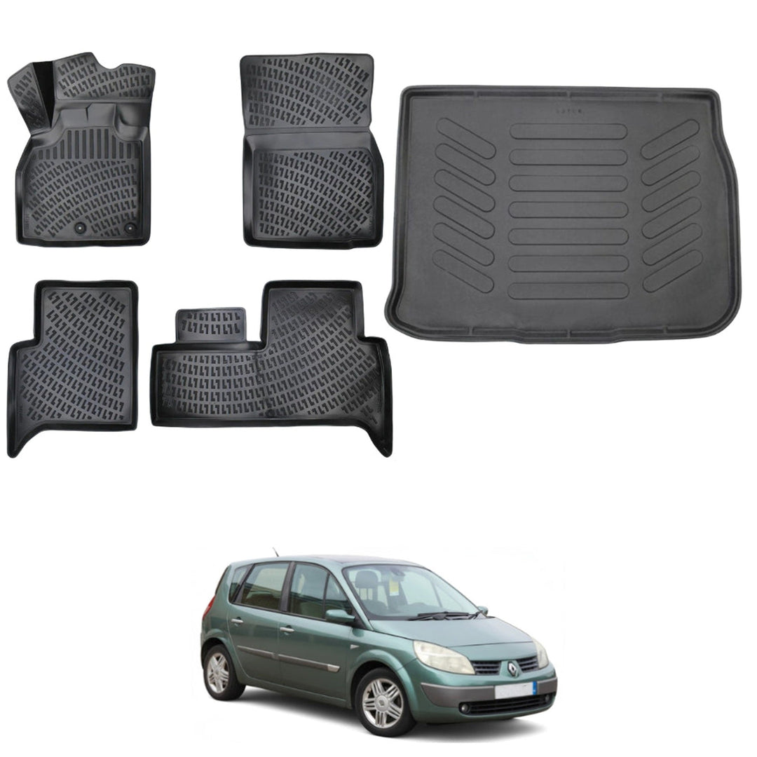 Renault Scenic 3D Paspas  ve Bagaj Havuzu | 2003-2009 Arası, HB