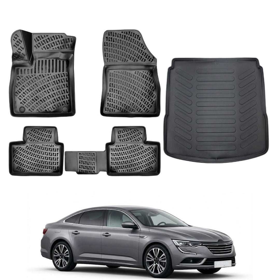 Renault Talisman 3D Paspas  ve Bagaj Havuzu | 2015 ve Sonrası, SD