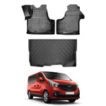 Resmi Galeri görüntüleyicisine yükleyin, Renault Trafic 3D Paspas  ve Bagaj Havuzu (Kısa Şase) | 2014 ve Sonrası