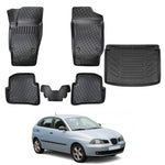 Resmi Galeri görüntüleyicisine yükleyin, Seat Ibiza 3D Paspas  ve Bagaj Havuzu | 2002-2008 Arası, HB