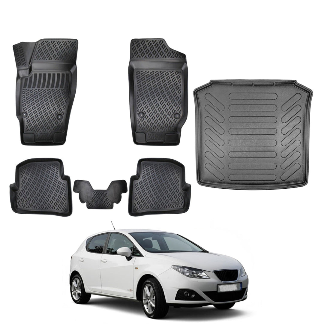 Seat Ibiza 3D Paspas  ve Bagaj Havuzu | 2008 -2017 Arası, SW