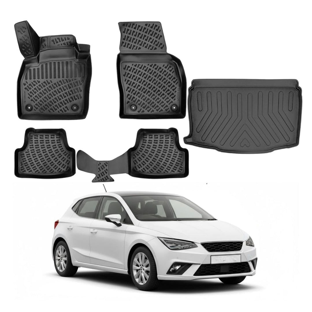 Seat Ibiza 3D Paspas  ve Bagaj Havuzu (Alt Bagaj) | 2022 ve Sonrası, HB