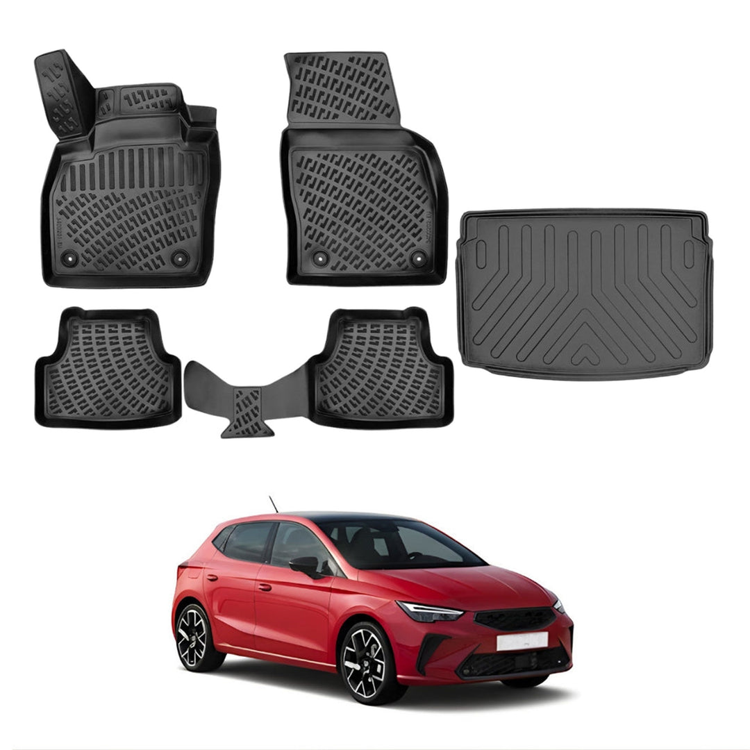 Seat Ibiza 3D Paspas  ve Bagaj Havuzu (Üst Bagaj) | 2022 ve Sonrası, HB