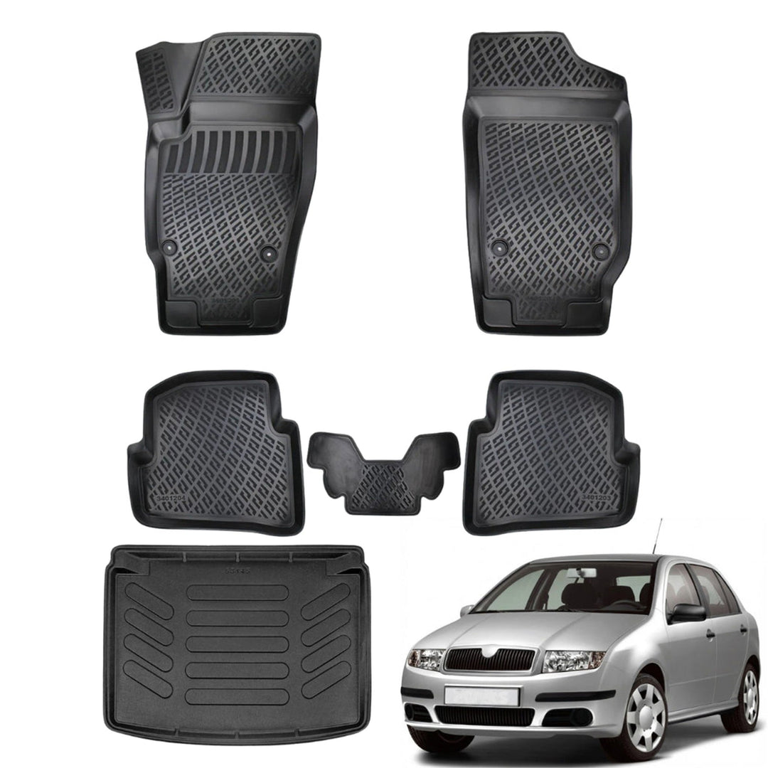 Skoda Fabia 3D Paspas  ve Bagaj Havuzu | 1999-2007 Arası, HB