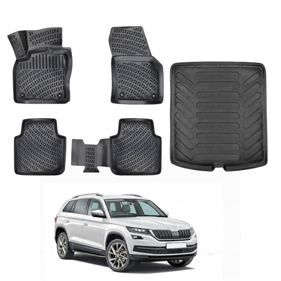 Skoda Kodiaq 3D Paspas  ve Bagaj Havuzu | 2016-2023 Arası