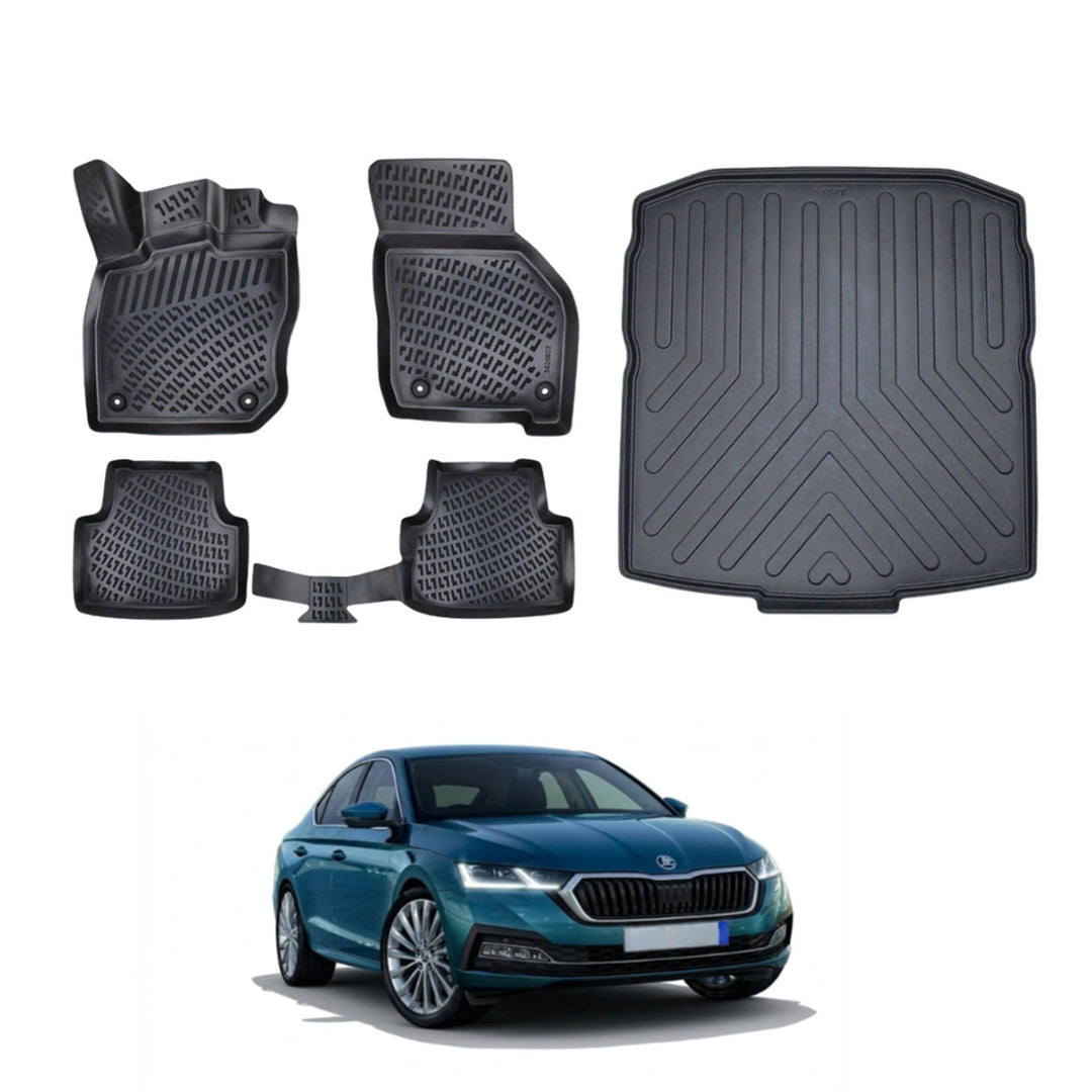 Skoda Octavia 3D Paspas  ve Bagaj Havuzu | 2020 ve Sonrası, SD