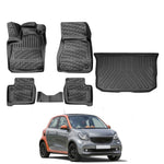 Resmi Galeri görüntüleyicisine yükleyin, Smart Forfour 3D Paspas (Elektrikli, 4 Kapı) ve Bagaj Havuzu | 2014 ve Sonrası, HB