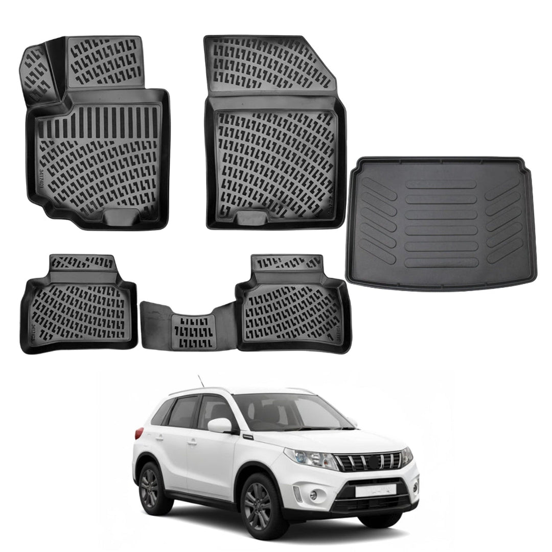 Suzuki Vitara 3D Paspas  ve Bagaj Havuzu (Üst Bagaj) | 2015-2025 Arası