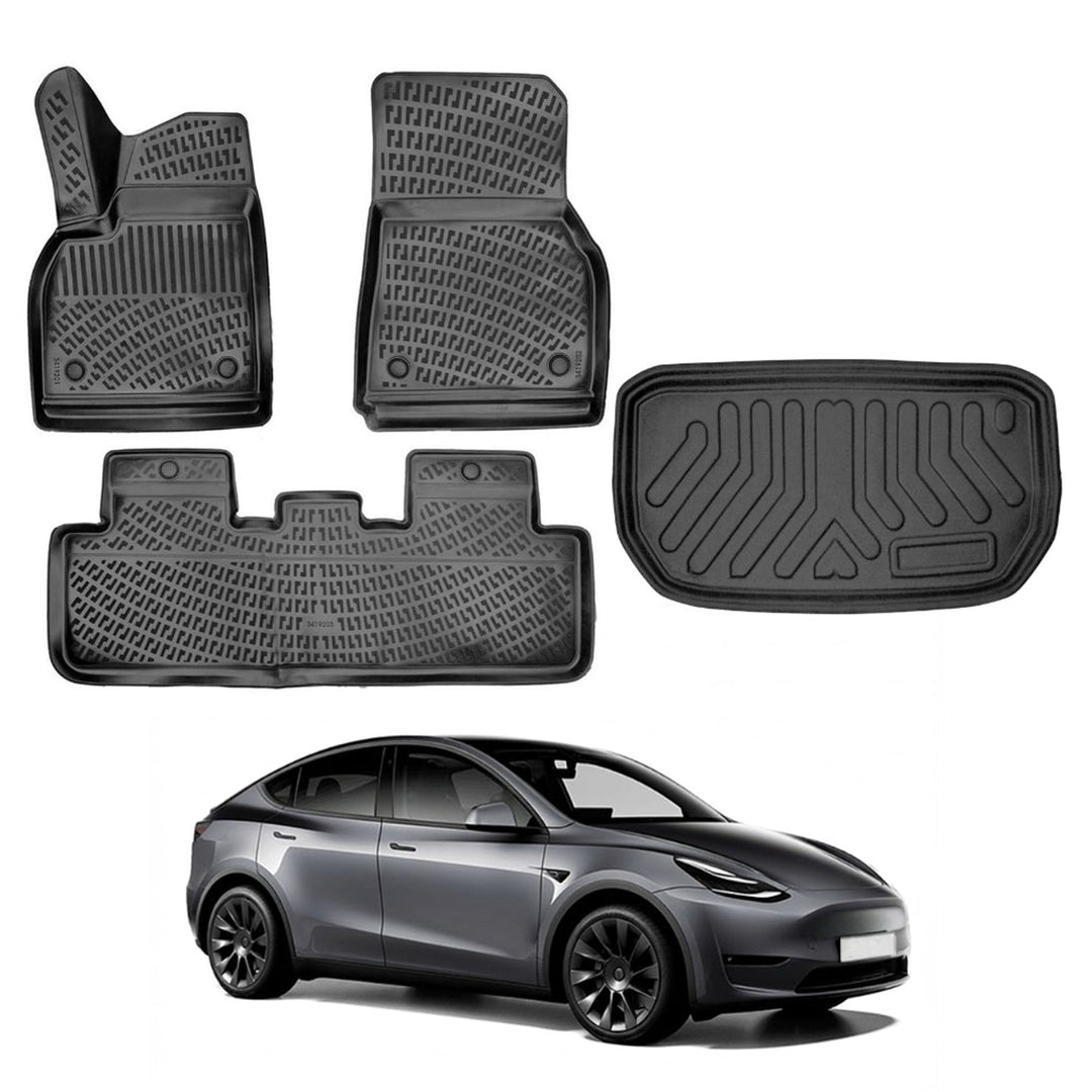 Tesla Model Y 3D Paspas  ve Bagaj Havuzu (Ön küçük) | 2019-2024 Arası, HB