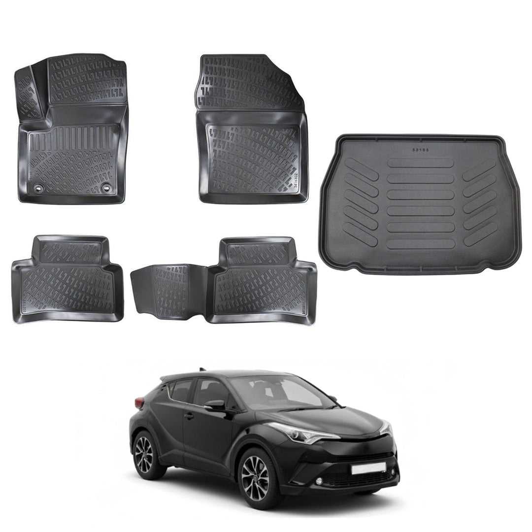 Toyota C-HR 3D Paspas  ve Bagaj Havuzu (Stepneli Bagaj | 2016-2022 Arası